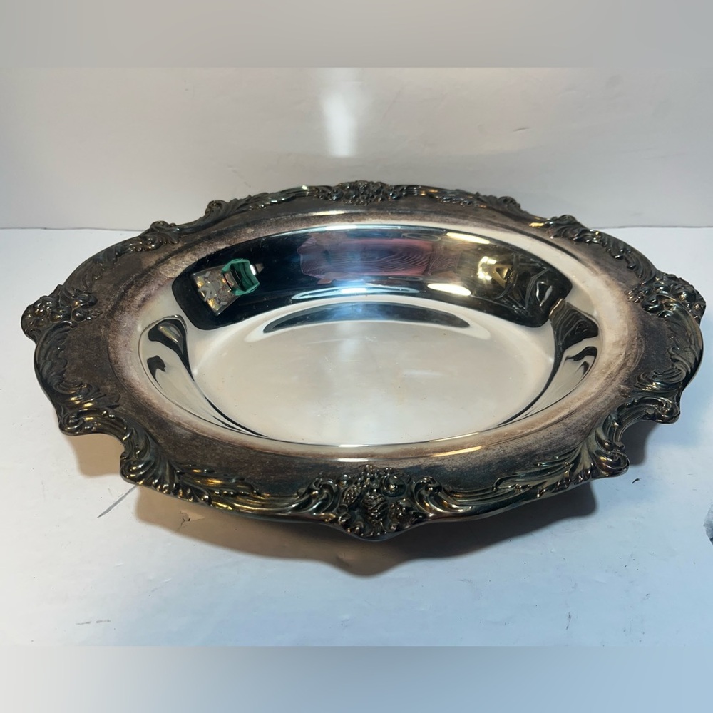 REED & BARTON King Francis 1677 Silverplated Serving Dish 13" VTG